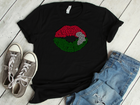 Africa Lips Rhinestone Shirt