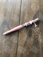Think Pink Metal Bling Pen